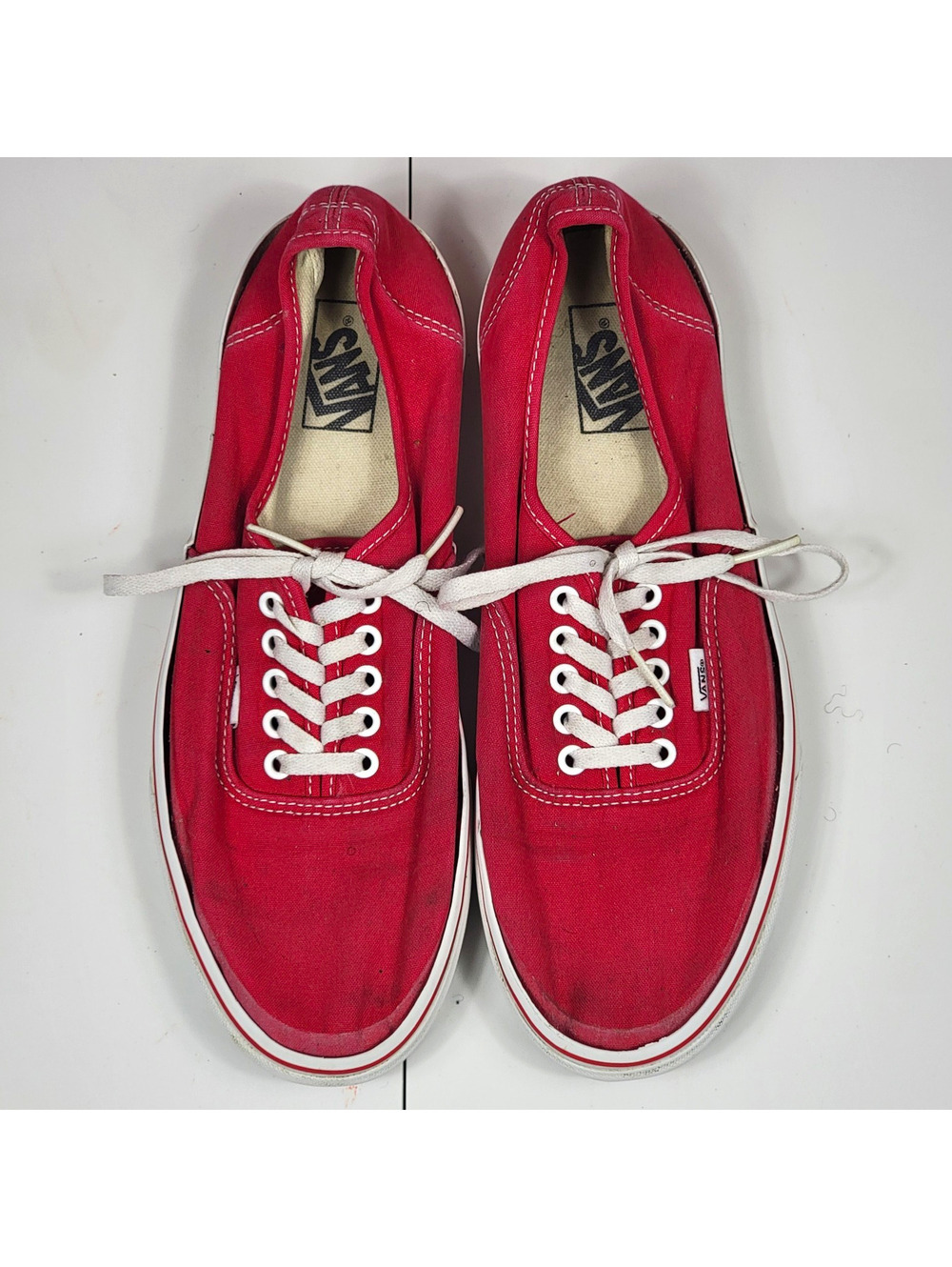 Vans Classic Red Men's Size 12 Canvas Sneakers